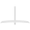 Ekena Millwork Bellingham Architectural Grade PVC Gable Bracket, 96"W x 56"H x 2"D x 6"F, 14/12 Pitch GBP096X56X0206BEL00 - alternate 3